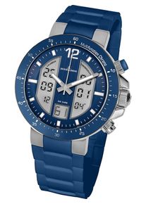 Jacques Lemans, Herren Uhr 'Milano 1-1726C', Blau / Silber / Weiß