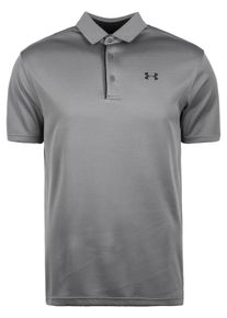 Under Armour, Herren Golfpolo 'HeatGear Tech', Grau / Schwarz
