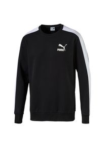 Puma, Herren Sweatshirt 'T7', Schwarz / Weiß