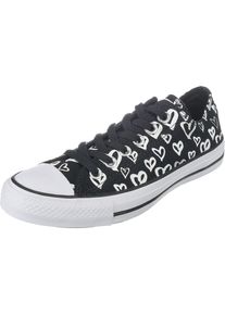Converse, Damen Chuck Taylor All Star Ox Sneakers, Schwarz / Wei&szlig;