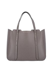 Caterina Lucchi, Damen Schultertasche Leder 36 cm, Dunkelgrau
