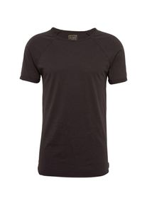 Review, Herren T-Shirt 'BASIC RGLN SLUB', Schwarz