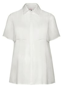 sheego Class, Damen Bluse im Lagenlook, Offwhite