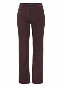 MAC, Damen Bequeme Jeans 'Stella', Bordeaux