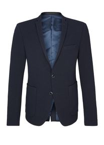 s.Oliver BLACK LABEL, Herren Cosimo Flex Slim: Struktur-Sakko, Nachtblau