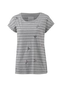 armedangels, Damen T-Shirt, Graumeliert / Schwarz
