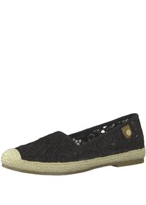 Tamaris, Damen Espadrille, Schwarz