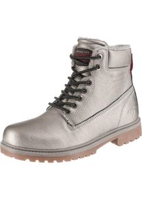 Kangaroos, Damen Schn&uuml;rstiefeletten, Silber