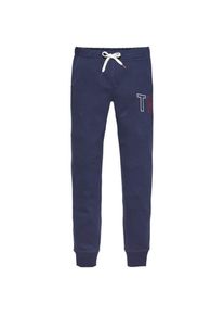 Tommy Hilfiger, Damen Stoffhose 'DAMARIS SWEATPANT', Blau