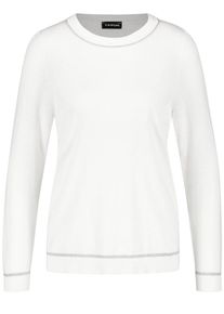 Taifun, Damen Pullover, Wei&szlig;