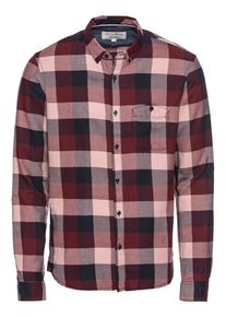Tom Tailor Denim, Herren Hemd, Rosa / Pastellrot / Schwarz