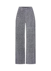 Vila, Damen Hose 'VILEZANA LOOSE PANTS', Silber