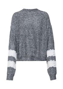 The Kooples Sport, Damen Pullover, Grau / Wei&szlig;