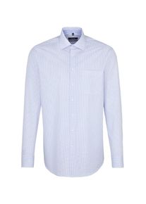 Seidensticker, Herren Hemd 'Modern', Rauchblau / Wei&szlig;