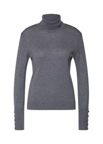 Véro Moda VERO MODA, Damen Pullover 'VMMILDA LS ROLLNECK BUTTON BLOUSE BOO', Grau