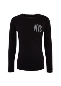 Key Largo, Herren Langarmshirt 'MLS DISTRICT round', Schwarz