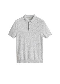 Mango Man, Herren Poloshirt 'Hans', Hellgrau