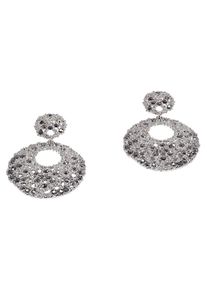 Heine, Damen Ohrschmuck, Schwarz / Silber
