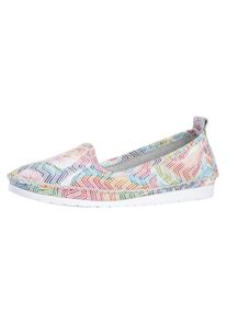Andrea Conti, Damen Slipper, Mischfarben / Weiß