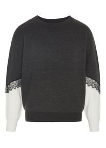 V&eacute;ro Moda VERO MODA, Damen Strickpullover, Graumeliert / Schwarz / Wei&szlig;