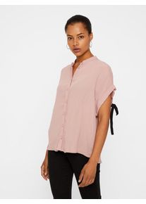 Véro Moda VERO MODA, Damen Hemd, Rosa / Schwarz