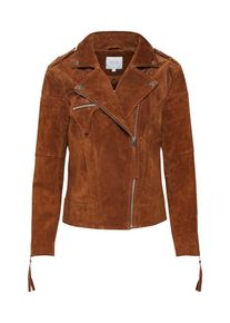 Vila, Damen Jacke 'VICRIS SUEDE JACKET', Braun