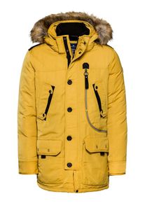 Tom Tailor, Herren Parka, Gelb