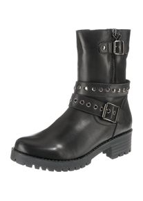 JOLANA & FENENA JOLANA & FENENA, Damen Biker Boots, Schwarz