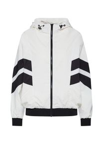 Urban Classics, Damen Jacken 'Ladies Crinkle Batwing Jacket', Weiß