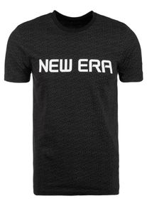New Era, Herren T-Shirt 'Rain Camo', Schwarz