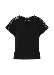 ABOUT YOU, Damen Shirt 'Justine', Schwarz