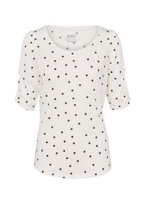 EDC by Esprit, Damen T-Shirt 'knot Tee', Offwhite