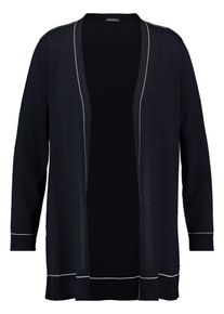 SAMOON, Damen Jacke, Enzian / Weiß