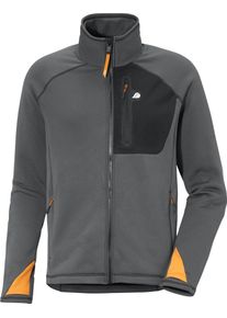 DIDRIKSONS 1913 DIDRIKSONS1913, Herren Fleecejacke, Grau / Hellorange / Schwarz