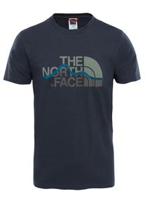 The North Face, Herren T-Shirt 'Mount Line', Nachtblau / Braun / Khaki