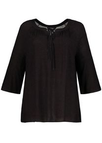 Ulla Popken, Damen Tunika, Schwarz