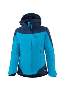 Salomon, Damen Skijacke 'ICEROCKET', Nachtblau / Hellblau