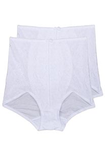 Sassa Mode Sassa, Damen Miederslip 'SHINY JACQUARD', Wei&szlig;