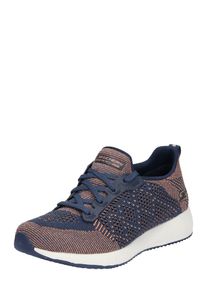 Skechers, Damen Sneaker 'BOBS SQUAD', Navy / Orangemeliert
