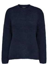 Selected Femme, Damen Pullover 'Slfregina LS Knit O-Neck', Navy