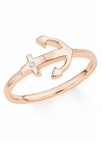 s.Oliver RED LABEL, Damen Fingerring 'Anker', Gold
