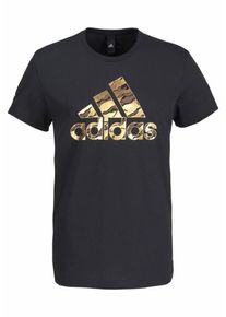 adidas Performance, Herren T-Shirt »BADGE OF SPORT FOIL CAMO«, Schwarz