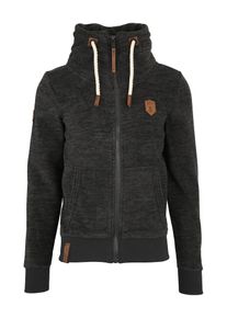Naketano, Herren Fleecejacke 'Der Gedudelte pimped', Anthrazit