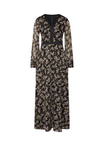 Banana Republic, Damen Kleid 'I VNECK GRETA FLORAL MAXI DRESS', Mischfarben / Schwarz