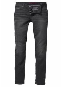 Bruno Banani, Herren Straight-Jeans, Schwarz