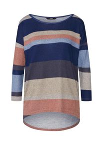 Only, Damen Shirt 'ELCOS', Beige / Blau