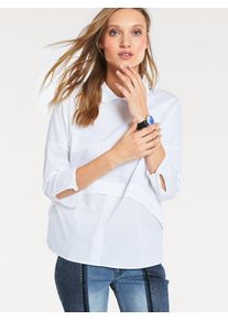 Heine, Damen Bluse, Weiß
