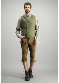 Stockerpoint, Herren Weste 'Camillo', Oliv / Rot