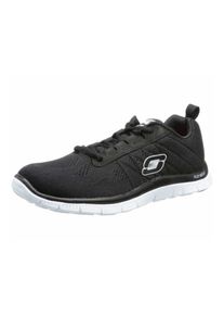 Skechers, Damen Schn&uuml;rschuhe, Schwarz / Wei&szlig;
