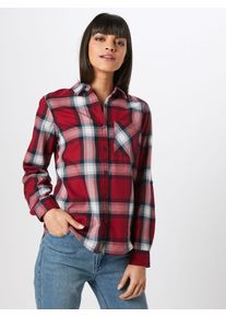 Sublevel, Damen Bluse 'Ladies Blouse', Navy / Rot / Wei&szlig;